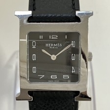 エルメス HH1.510 H ウォッチ 黒文字盤 買取実績です。