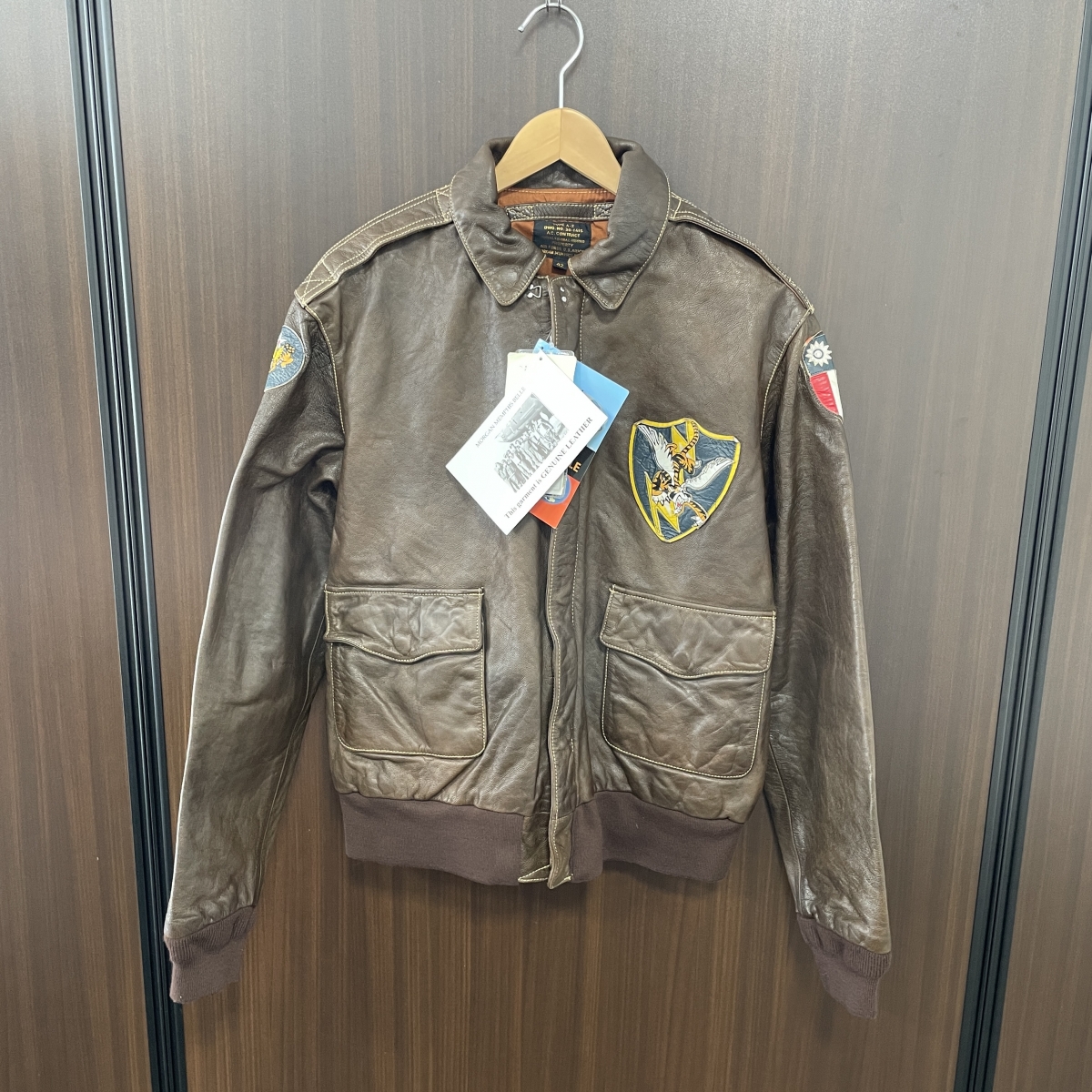 美品】羊革コート52,800→15,000 新品同様 NO ID レザー