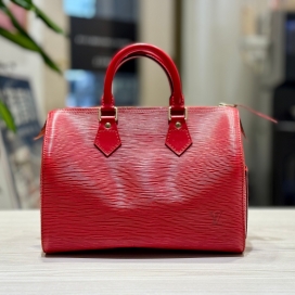 ルイヴィトンのカスティリアンレッド M43017 96年製 スピーディ25 ハンドバッグの買取実績です。