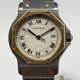 カルティエのW2001583 サントスオクタゴンLM SS YG クオーツ時計の買取実績です。