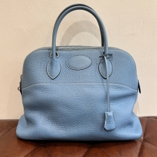 エルメス □I刻印 ブルージーン トリヨン シルバー金具 ボリード31 買取実績です。