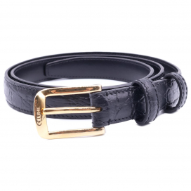 セリーヌのBC-01 18MM　クロコ型押レザー　ベルトの買取実績です。