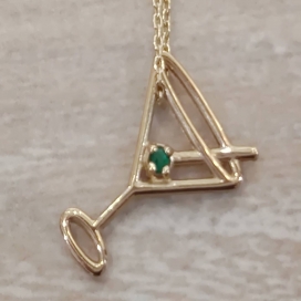 アリータのK9YG マティーニ エメラルド ネックレスの買取実績です。