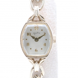 アガットのトノーフェイス ジュエリーウォッチ 10181120001の買取実績です。