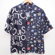 ルイヴィトン 19年 ロゴ×惑星 開襟シャツ 買取実績です。