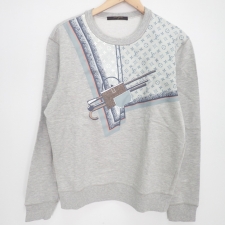 ルイヴィトン HDY78W 正規 17AW グレー モノグラム プリント トレーナー 買取実績です。