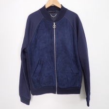ルイヴィトン 正規 ネイビー HBY23WJIR スエード×ニット切替ブルゾン 買取実績です。