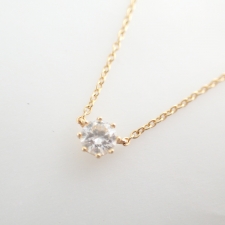 アーカー K18 0.15ct ソルティアラウンド ネックレス 買取実績です。