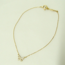 アーカー K18 0.06ct パヴェダイヤ パピヨン ブレスレット 買取実績です。