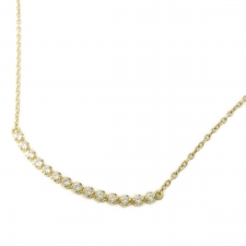 アーカー K18YG 0.07ct ビリーブユー ネックレス 買取実績です。