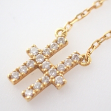 アーカー K18 1.4g D0.07Ct Hダイヤ ネックレス 買取実績です。
