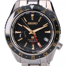 グランドセイコー SBGE015 スプリングドライブ GMT マスターショップ限定 腕時計 買取実績です。