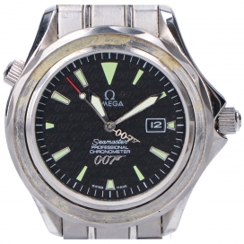 オメガの007 ジェームスボンド40周年記念 シーマスタープロ ※ジャンク扱イの買取実績です。