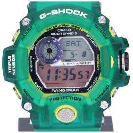 カシオのグリーン GW-9401KJ-3JR レンジマン 電波ソーラー時計の買取実績です。