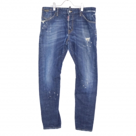 ディースクエアードのインディゴ スケーター ペイントデニムパンツの買取実績です。