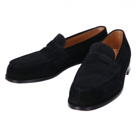 ジェイエムウエストンのブラック スエード 180 シグニチャーローファーの買取実績です。