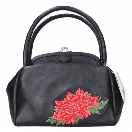 ワイズの牡丹の花刺繍 ハンドバッグ YB-I01-704-1の買取実績です。