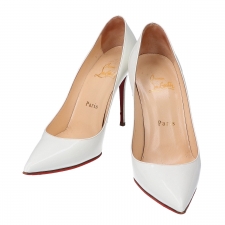 CHRISTIAN LOUBOUTINを新宿で買取。DECOLLETE554 100 パテントパンプスを買取りました。状態は目立つ傷、汚れ、使用感のある中古品です。