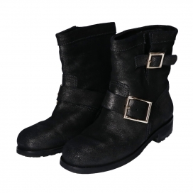 ジミーチュウの黒 エンジニアブーツの買取実績です。