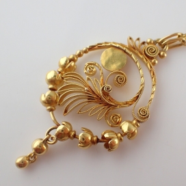 ジョージジェンセンのK18 6.9g 765 ヨハンロード ネックレス ペンダントの買取実績です。