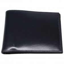 エッティンガー ネイビー ブライドルレザー BILLFOLD  2つ折り財布 買取実績です。
