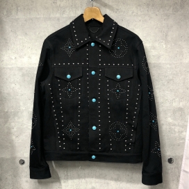 ルイヴィトンの2024AW ブラック 1AFWX2 エンブロイダードデニムジャケット の買取実績です。