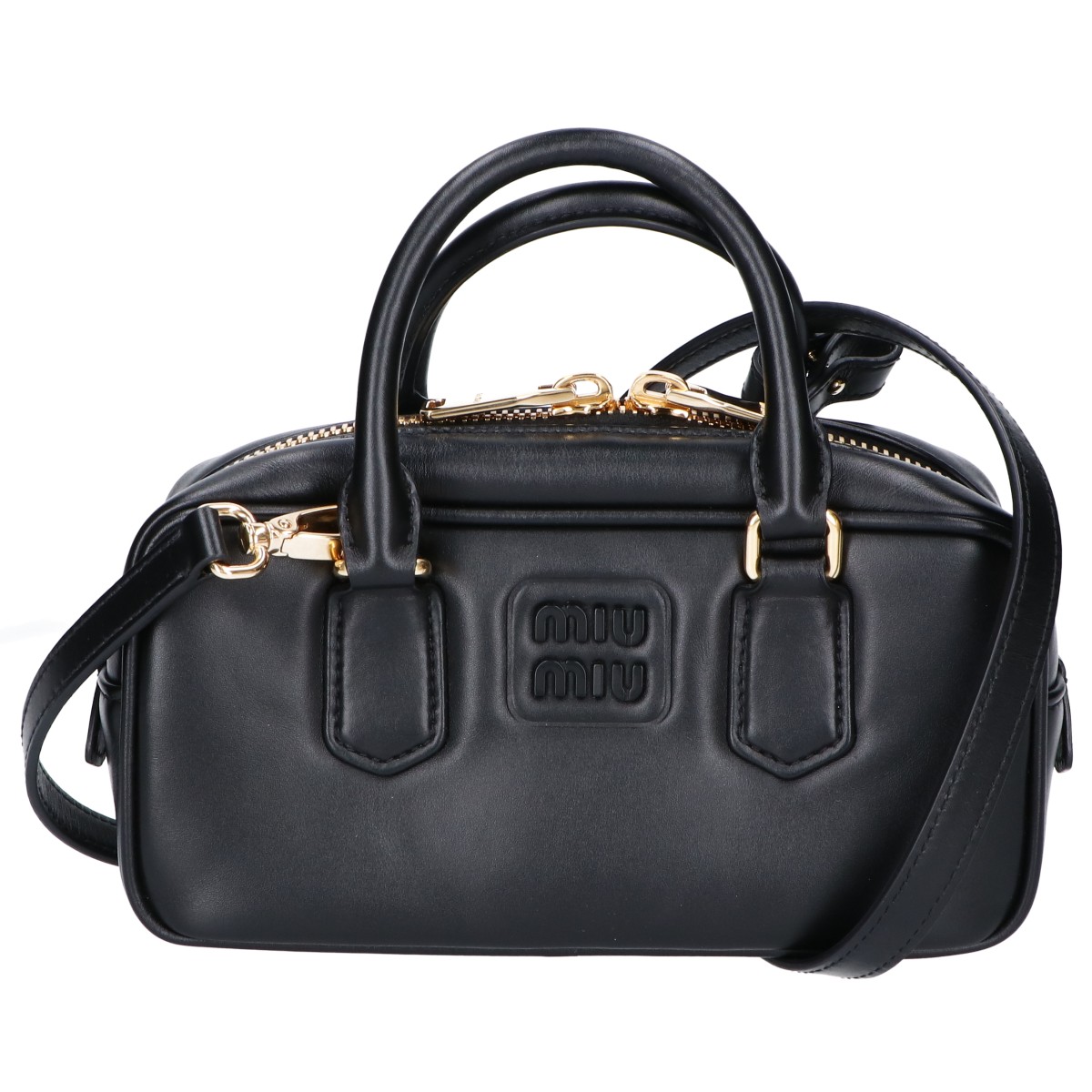 ミュウミュウを銀座で買取。アルカディのミディアムショルダーバッグを