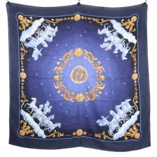 エルメス ネイビー COSMOS/コスモス カシミヤ×シルク カレジェアン 買取実績です。