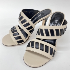 セルジオロッシ チョーク×ブラック SR TIEDUP サンダル 買取実績です。