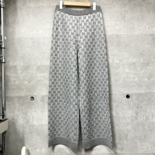 グッチ 813719 25年 エンブロイダリー ウール＆カシミアパンツ 買取実績です。