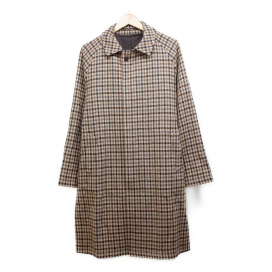 タリアトーレの77QIC247 SALOMON ベージュ チェック ステンカラーコートの買取実績です。