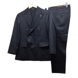 タリアトーレの正規 ブラック  2SMJ20B11 ウール ダブル スーツの買取実績です。