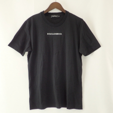 ドルチェ&ガッバーナ ブラック 半袖 ロゴ Tシャツ 買取実績です。