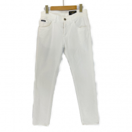 ドルチェ&ガッバーナの【DENIM】GY07LD  WHITE SKINNY JEANS WITH LOGOの買取実績です。