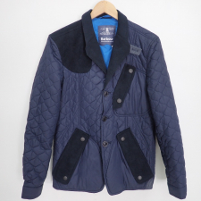 バブアー ×White Mountaineering ネイビー キルティングジャケット 買取実績です。