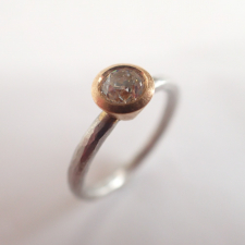 マルコムベッツ Pt950×K22PG 0.35ct リング 買取実績です。