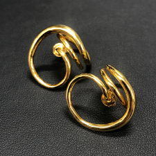 シャルロットシェネ ゴールド Ag925 9.1g ROUND TRIP ピアス 買取実績です。