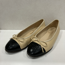 シャネル ココマーク リボン バレリーナシューズ G02819 買取実績です。
