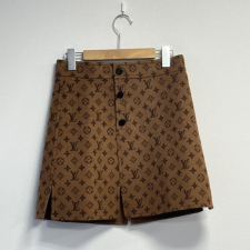 ルイヴィトン 美品 20年製 シルク混 ショートスカート 買取実績です。