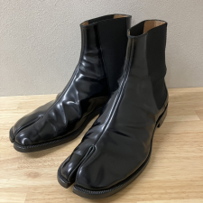 メゾンマルジェラ ブラック S57WU0150 足袋 サイドゴアブーツ 買取実績です。