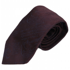 ベルルッティ ボルドー スクリット シルク100％ ネクタイ 買取実績です。