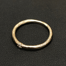 ノグチ K14WG 1.7g 1229 ローズカットダイヤモンドセッティング リング 買取実績です。