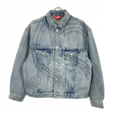 シュプリーム 24SS ウォッシュドブルー S Logo Denim Trucker Jacket 買取実績です。
