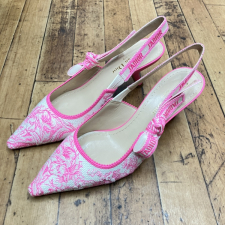 ディオール ピンク J'Adior スリングバックパンプス 買取実績です。