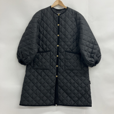 トラディショナルウェザーウェア ブラック アークリー パフスリーブ ロング キルティングコート L242APQCO0440AA 買取実績です。