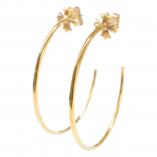 クロムハーツ K22 CHプラス フープピアス 買取実績です。