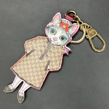 グッチ 日本限定 ヒグチユウコ 猫 (ボー)チャーム 844246 JAAJT 8085 買取実績です。