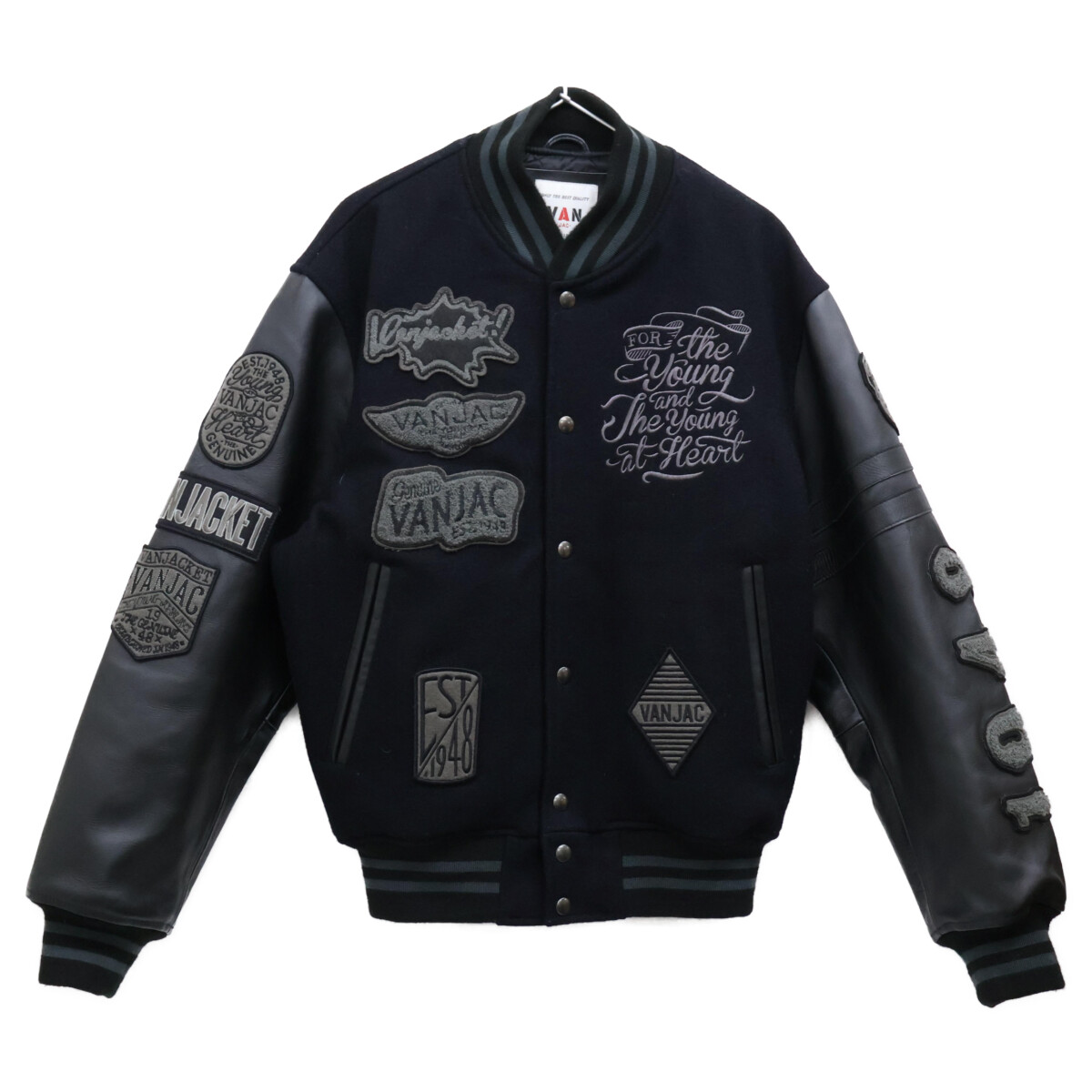 ヴィンテージ VAN JACKET ヴァンヂャケット 秋冬 ブレザー 黒 S 大阪 