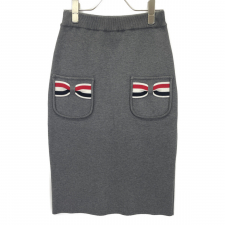 トムブラウン グレー トリコロールリボン ペンシルスカート FKK070A-Y3014 買取実績です。