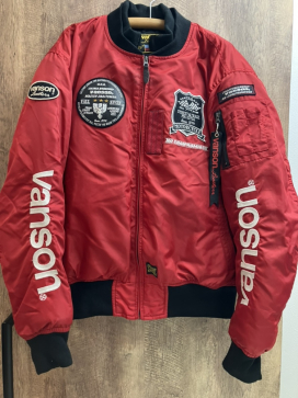 バンソンのVS23109W 2りんかん受注限定カラー MA－1ジャケットの買取実績です。